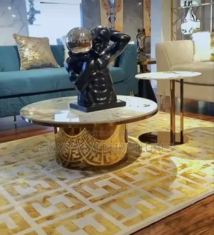 Newly Imported Classic Luxury Center Table And Stool.