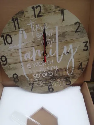30cm Wooden Wall Clock