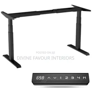 Motorized Adjustable Desk 1.2m - Black