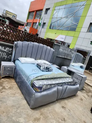 High Quality Grey 6by6 Complete Set of Bed.