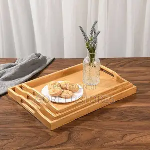3in1 Bamboo Tray Set