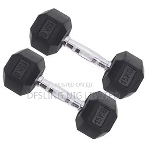 30kg Hexagon Dumbbell Set of (15kg on Each Hands)