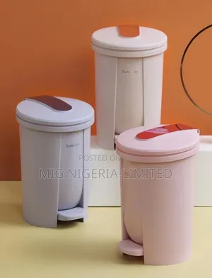 65l Plastic Pedal Dustbin Home Kitchen, Toilet Hospital Use