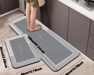 Big 2pc Kitchen Floor Mat Anti Fatigue Mats Rug Carpet
