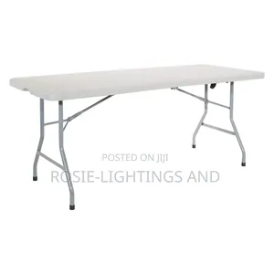 Outdoor Foldable 6 - 8 Seater Plastic Rectangular Table