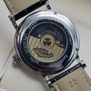Longines Inspired Automatic Leather Strap Watch