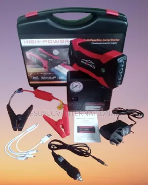 Portable Car Jump Starter Battery Booster With Air Tyre Pump