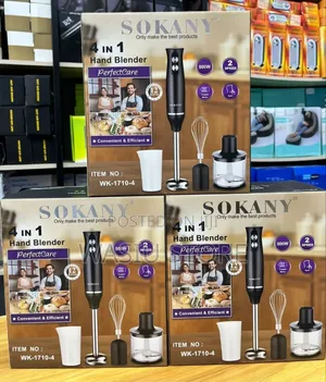 Sokany Wk-1710-4 4-in-1 Hand Blender Set