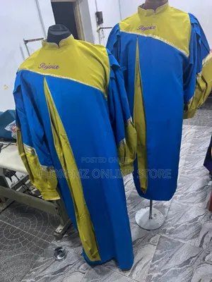 Blue / Yellow Choir Robes Bulk Rental