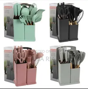 19pcs of Silicone Nonstick Spoon
