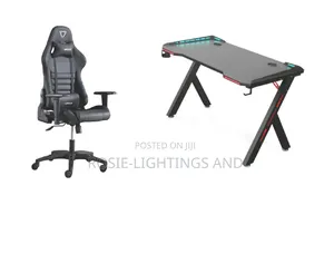 E- Sport Gaming Chair Y Leg Gaming Table With RGB