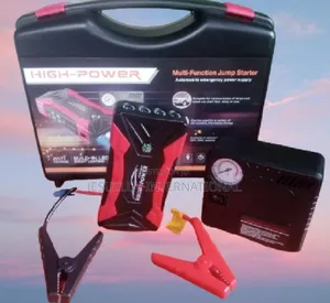 Emergency Car Battery Jump Starter With Air Tyre Pump 12v