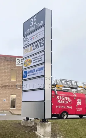 Construct/Install Pylon Signage