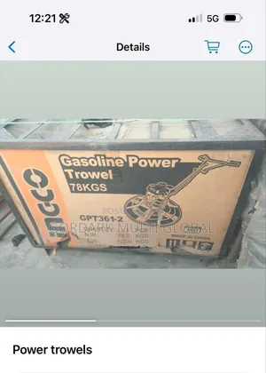 Gasoline Power Trowel