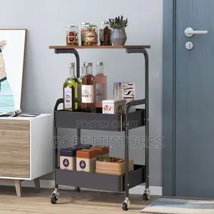 3 Layers Storage Table With Tyres