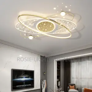Modern Starry Ceiling Light in Gold (800mm)