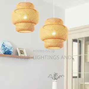 Hand Woven Bamboo Chandelier