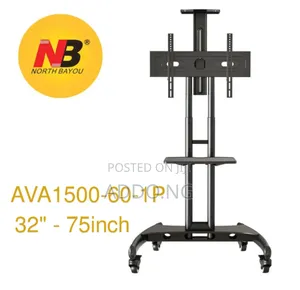 North Bayou Television Holder With Wheels