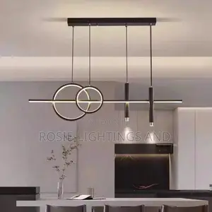 Led Dining Pendant Light (Black)