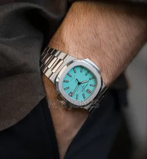 "Patek Philippe Tiffany Inspired Blue Dial Watch"