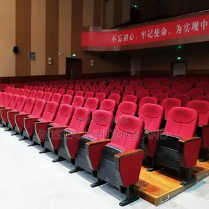 Auditorium Chairs Available in Red Blue