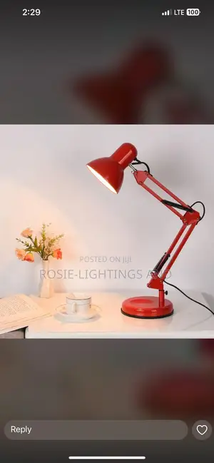 Table Lamp (Red)