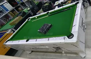 Green Clothed Marble and Coin Operated Snooker Board