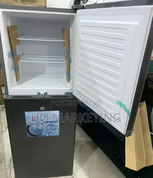 Instant Chilling Skyrun Double Door Top Freezer Fridge 195l