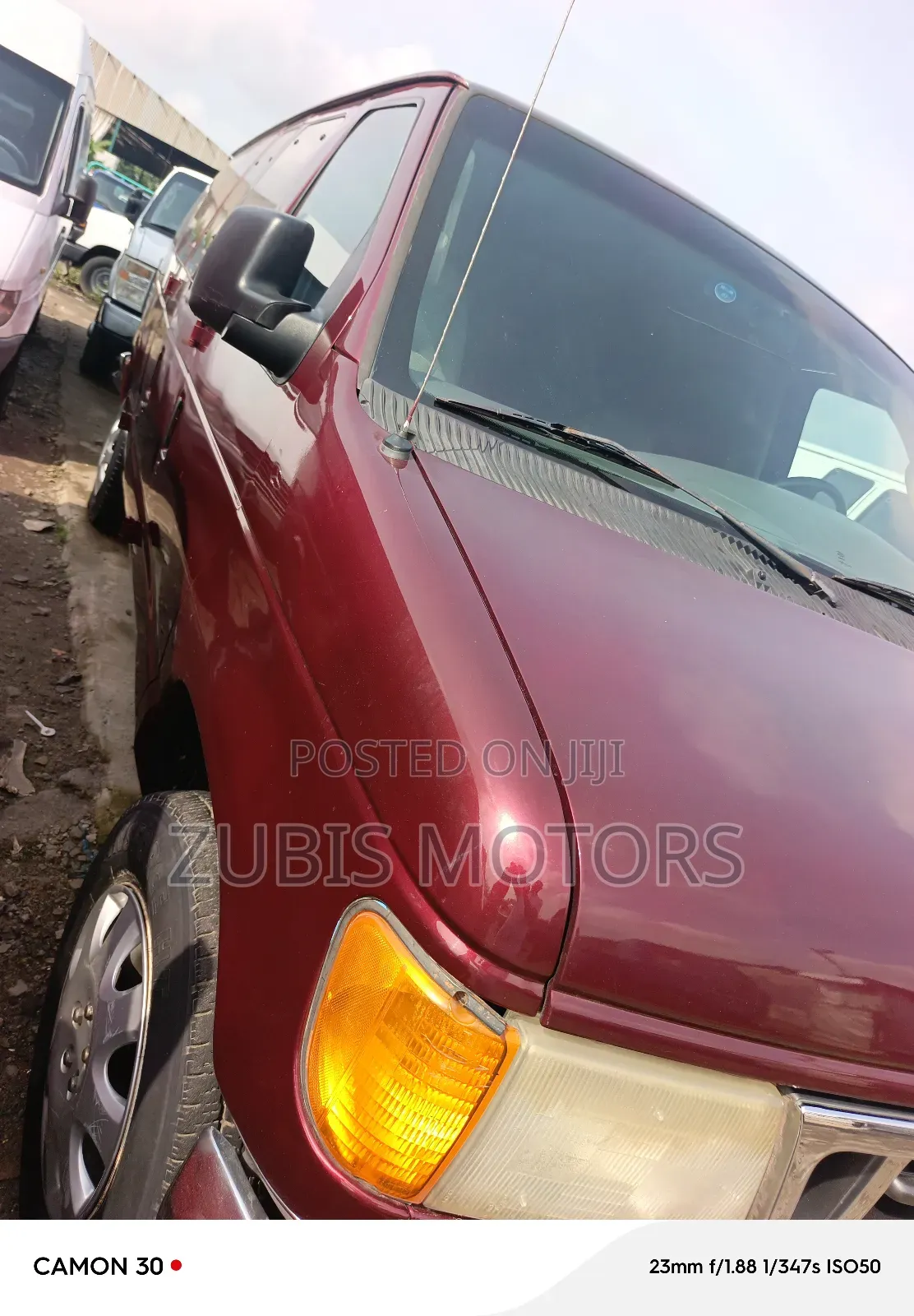 Ford E250 2007 Red
