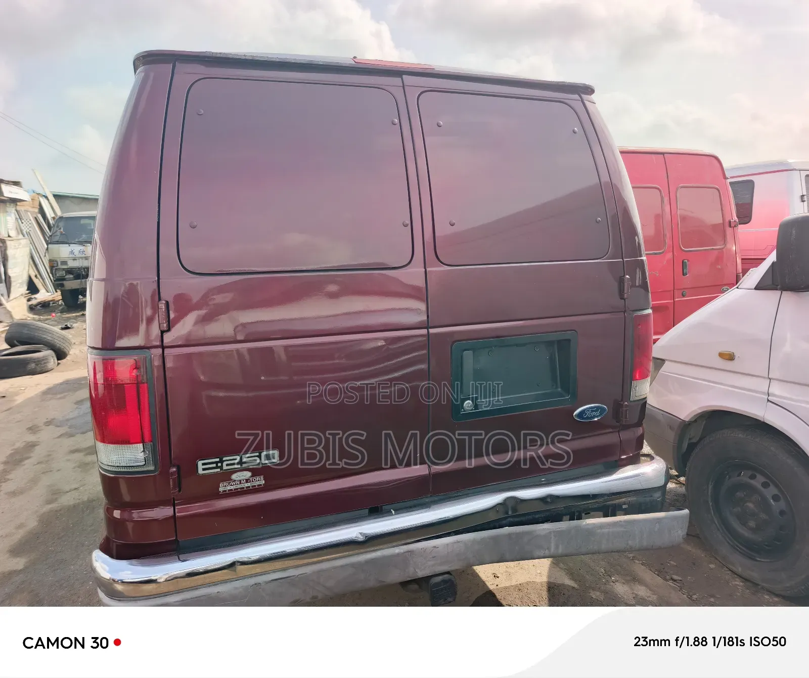 Ford E250 2007 Red