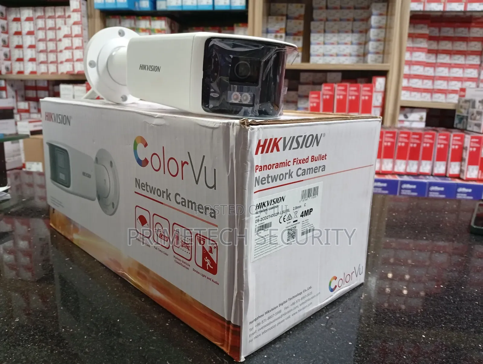 Security Hikvision Panoramic Fixed Bullet Network Camera 4mp