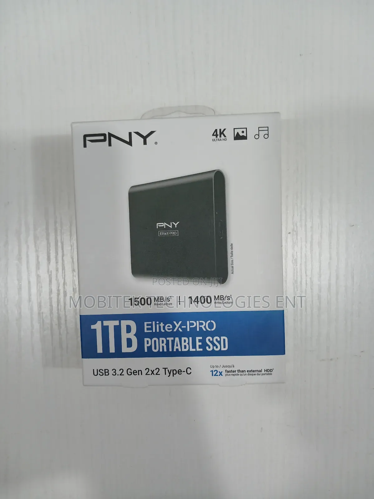 Pny 1tb External Ssd Storage Solid/ Samsung (1,500mb/S)
