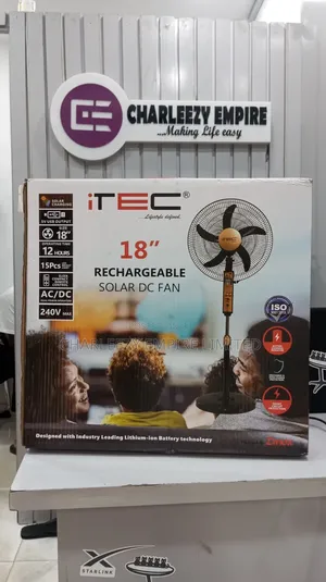 18, Rechargeable Fan
