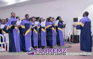 Purple/Navy Blue Choir Robes for Rent