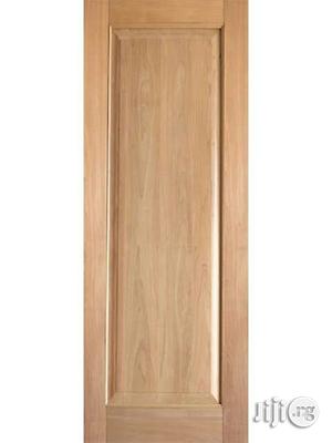 Distinctively Crafted Mahogany Wooden Panel Door