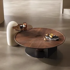 Latest Centre Table With Small Glass Top Side Stool