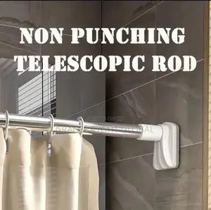 150/270cm Extendable Shower Curtains Rod