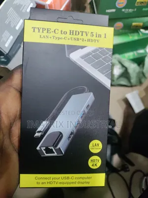 Type C 5 in 1 Converter With Hdmi