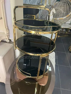 Wine Trolley (Glass Top)