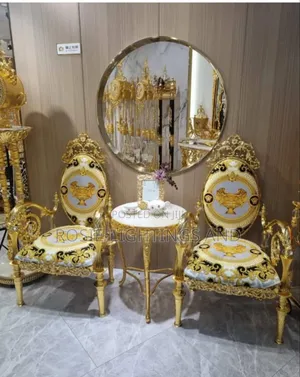 Exquisite Metal Golden Wedding Dinning Chair