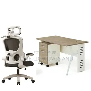 Set of Office Executive Table and Office Chair