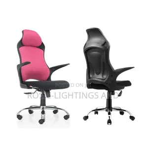 Moq Ergonomic Swivel Adjustable Office Chair (Pink)