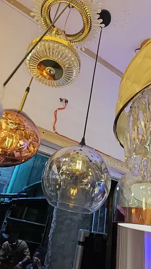 Simple Glass Single Dropping Chandelier