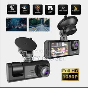 3 Lens Dash Car Recorder DVR With Traffic Reversing Recorder