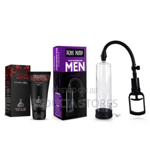 Penis Enlargement Pump With Titan Gel