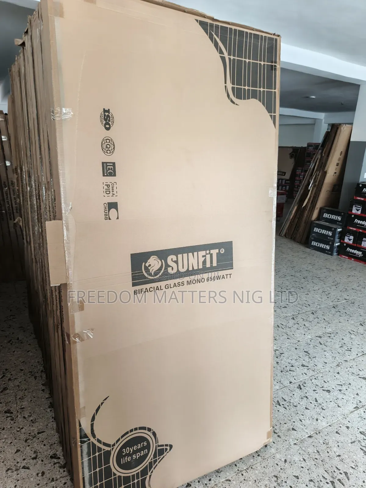 650 Watts Bifacial Panel