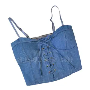 Denim Crop Top