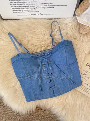 Denim Crop Top
