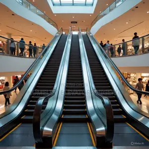 Escalator Moving Vertical and Horizontal Passenger Transport