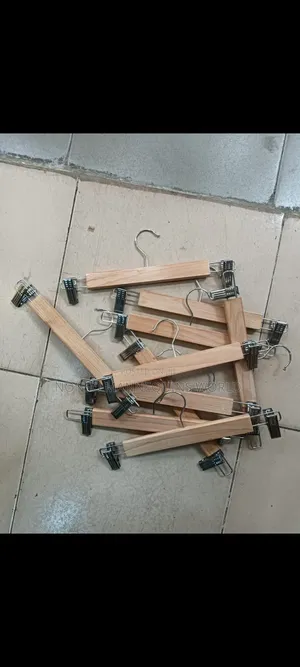 Clip Wooden Clothes Hangerd